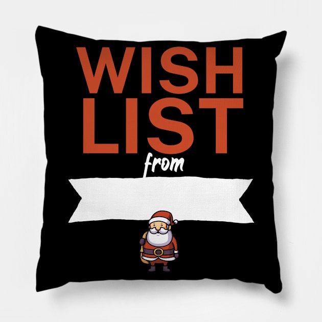 Wish list from Pillow by maxcode