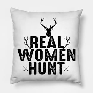 Real women hunt Pillow