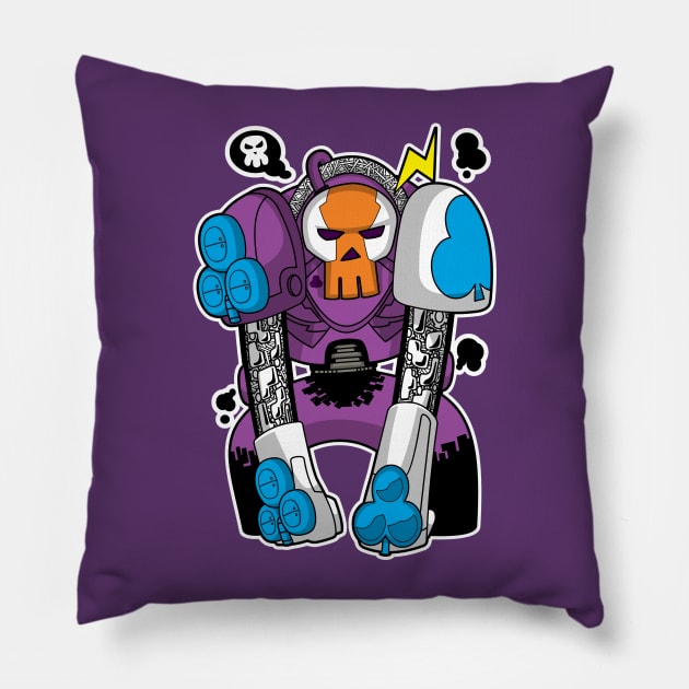 ClubBot Pillow by UpstartThunder