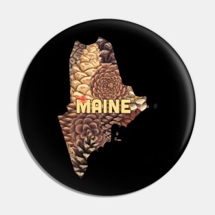 Maine state design / Maine pine tree lover / Maine gift idea / Maine lobster gift / Maine home state Pin