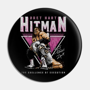 Bret Hart Sharpshooter Triangle Pin