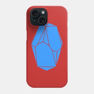 blue ice cube Phone Case
