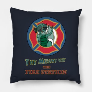 The Merlin's Visit the Fire Station Pillow