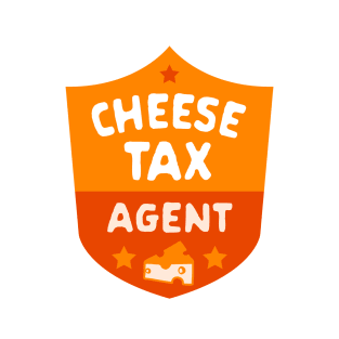 Cheese Tax Agent: Funny Food Lover Design T-Shirt