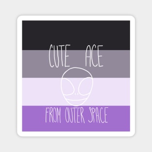 Cute Ace From Outer Space Magnet