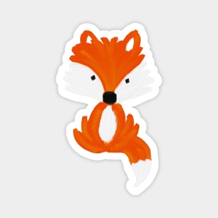 Fox - oil painting pattern Magnet