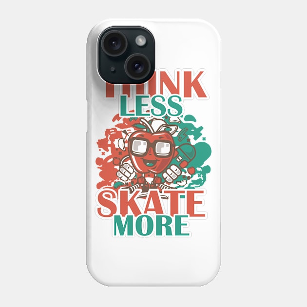 Skateboarder Skateboard Extreme Skater Vintage Phone Case by ShirtyLife