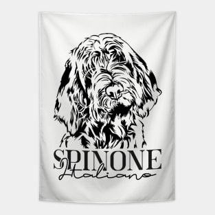 Funny Proud Spinone Italiano dog portrait Tapestry