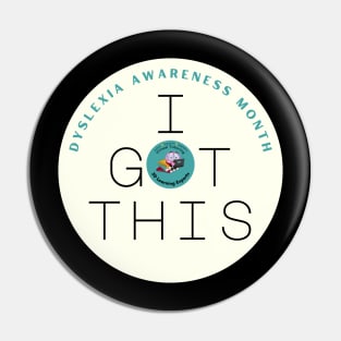 Dyslexia Awareness Month Pin