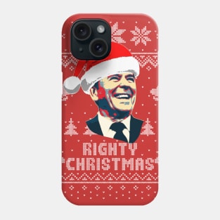 Ronald Reagan Righty Christmas Phone Case