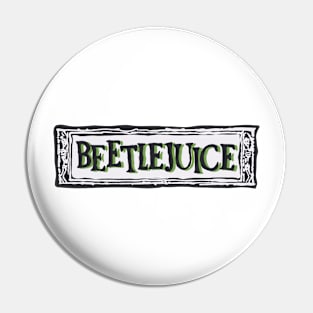 Beetlejuice Pin