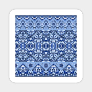 Ethnic patterns in oriental style. Magnet