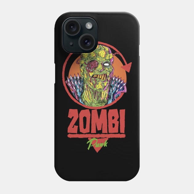 Zombi Punk Phone Case by mondopupo1983