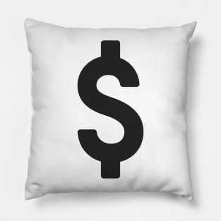 Dollar sign Pillow