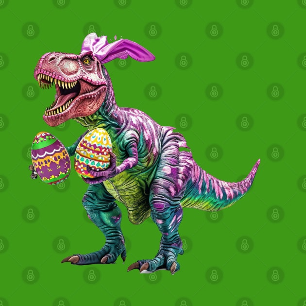 Easter Dino Bunny by TooplesArt