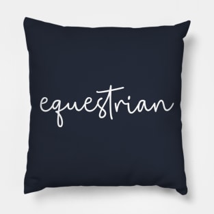 Equestrian shirt horse t shirts equestrian gifts cowgirl shirt  rodeo shirt Pillow