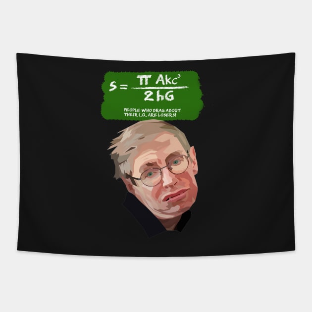 Stephen Hawking Tapestry by HeardUWereDead