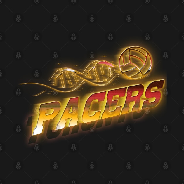 Graphic Basketball Pacers Proud Name Teams Vintage by Frozen Jack monster