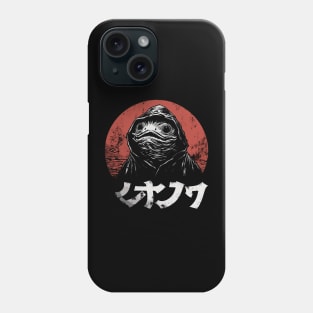 Hooded swamp frog Phone Case