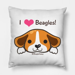 "I <3 Beagles!" Pillow