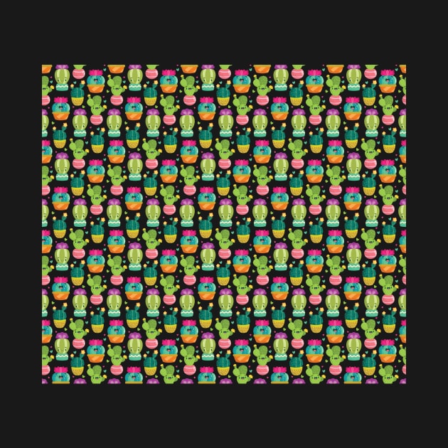 Cute Cactus Pattern by edwardecho