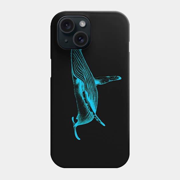 Bluewhale Phone Case by InkCats