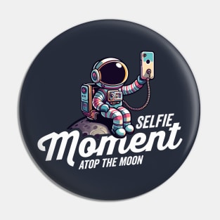 Selfie Moment - Atop the Moon Pin