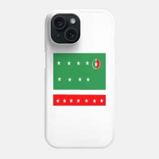 Sporty Italian Design on White Background Phone Case