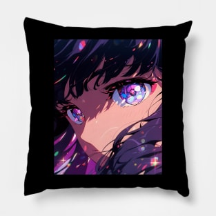 Anime Eyes - Radiant - AI Pillow