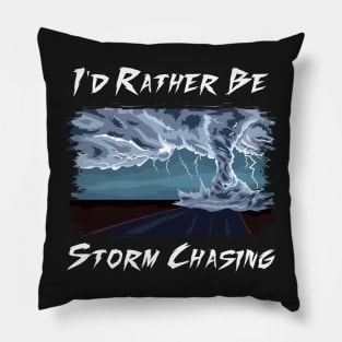 Weather Storm Tornado Hurricane Chaser Gift Idea Pillow