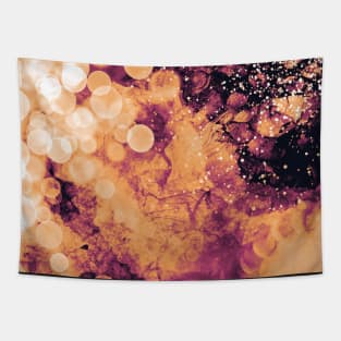 Fire ink - abstract art Tapestry