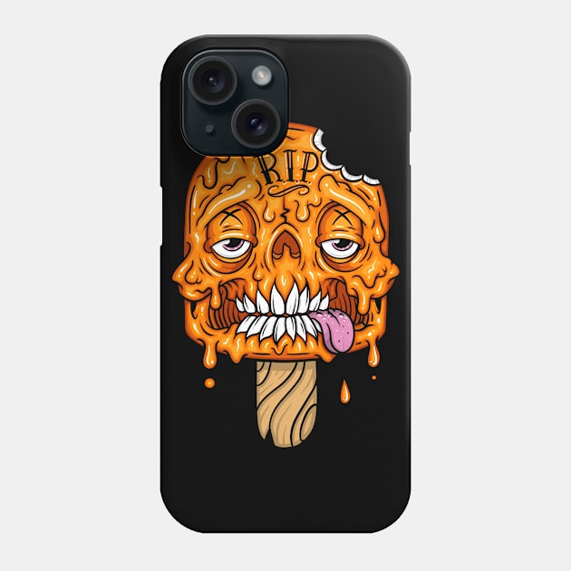 Tombstone Creamsicle - Orange Phone Case by dirtbagdesigns