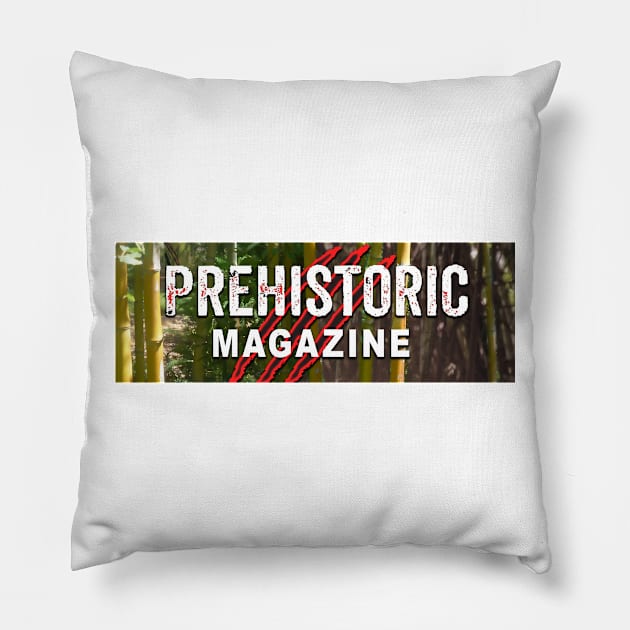 Prehistoric Magazine Logo Pillow by PrimalPublishing