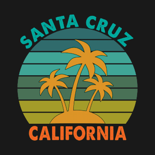 California beach Santa Cruz USA woman men T-Shirt