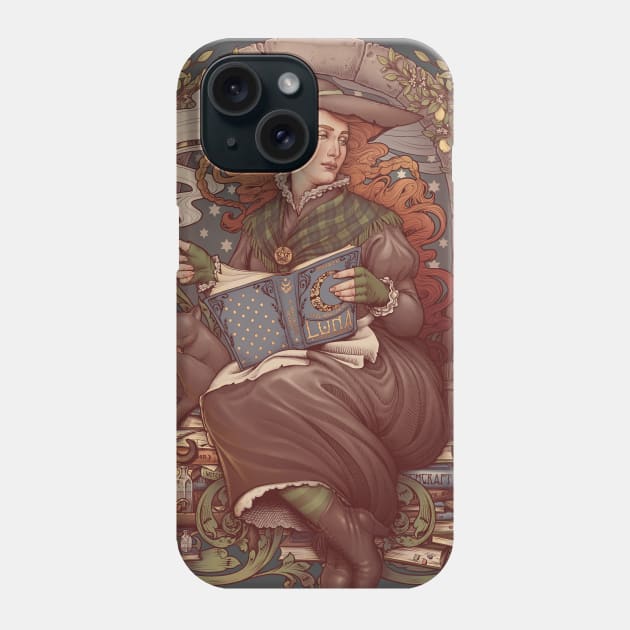 NOUVEAU FOLK WITCH Phone Case by Medusa Dollmaker