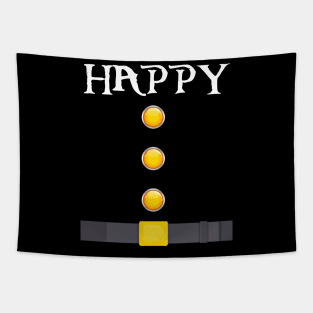 Dwarf Costume T-Shirt - Funny Halloween Gift Idea Happy Premium T-Shirt Tapestry