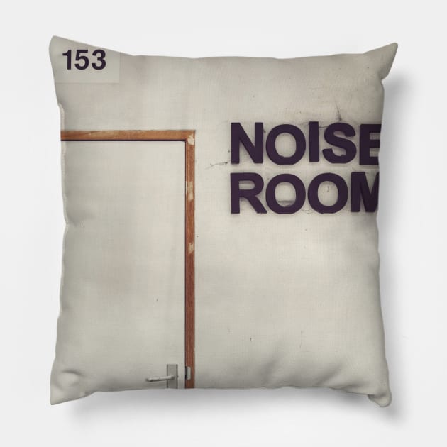 Noise Room Pillow by opticpixil