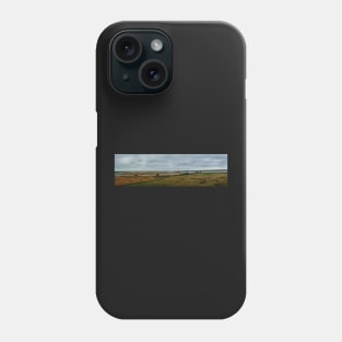 View over the wetlands of Lauwersmeer, The Netherlands Phone Case