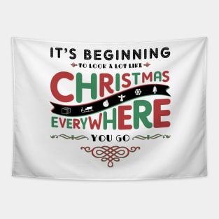 Christmas Everywhere Tapestry