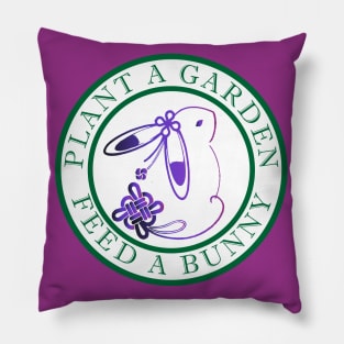 gardner and bunny lover Pillow