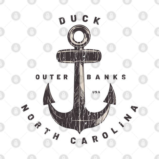 Duck, NC Summertime Vacationing Big Anchor by Contentarama