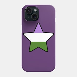 Genderqueer Pride Star Phone Case