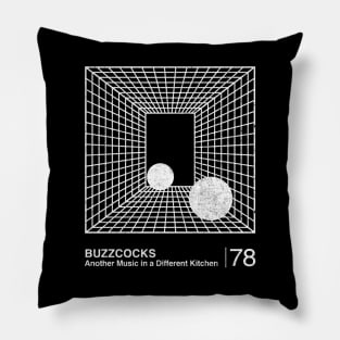 Buzzcocks / Original Minimalist Graphic Fan Artwork Design Pillow