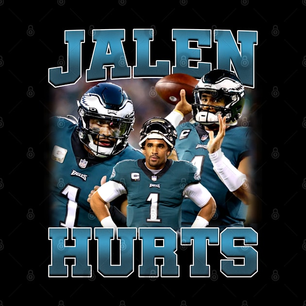 Jalen Hurts Bootleg Tee Vintage by bmbg trian