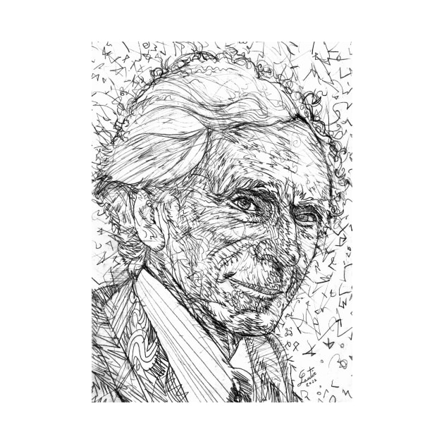 BERTRAND RUSSELL pencil portrait .1 by lautir