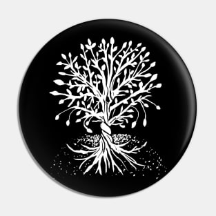 Tree of Life Magical, Witchy, Spiritual Gothic Illustration Pin
