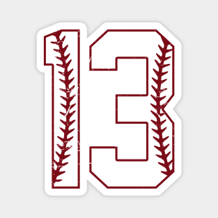 13th Birthday Baseball Boy Gift From Mom Happy 13 Years Old Birthday Gift For Son Magnet