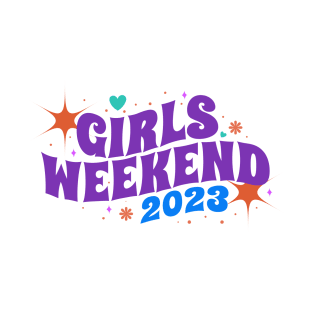 Girls weekend 2023 Retro Type T-Shirt
