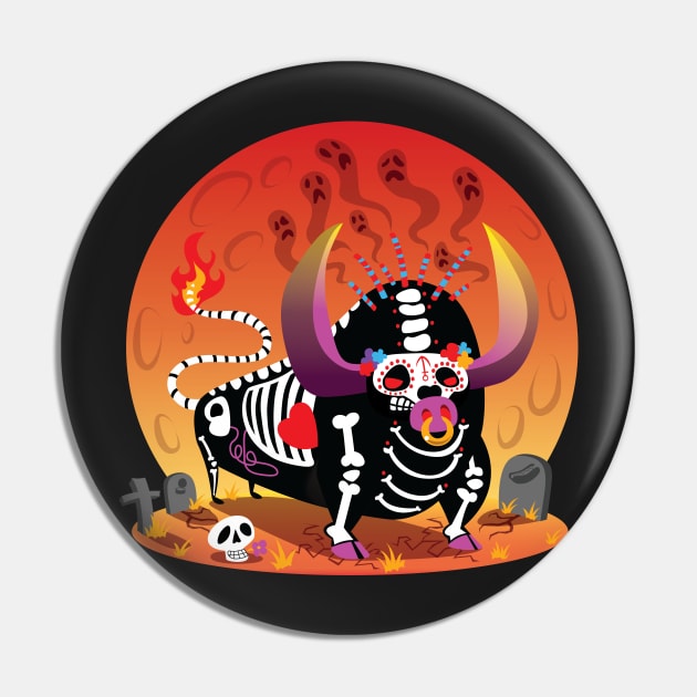 Bull of Death Pin by JenniferSmith