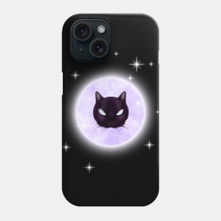 Starry Moon Kitty Phone Case